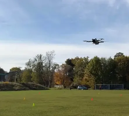 Uczniowie z Chocianowa zdobyli uprawnienia operatorów dronów